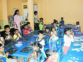 コロンボ中央幼稚園　室内